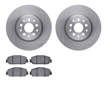 Dynamic Friction Company Front Brake Rotors with 5000 Advanced Brake Pads 6502-59193